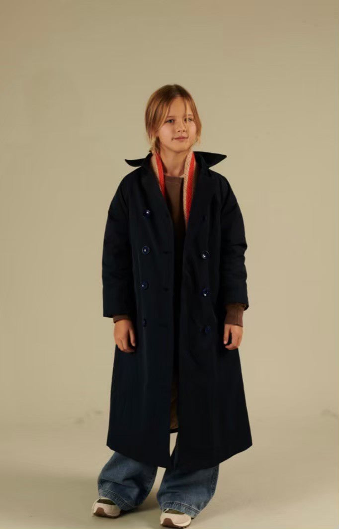 【LONGLIVETHEQUEEN】 Kids Classic Trench Coat キッズクラシック トレンチコート