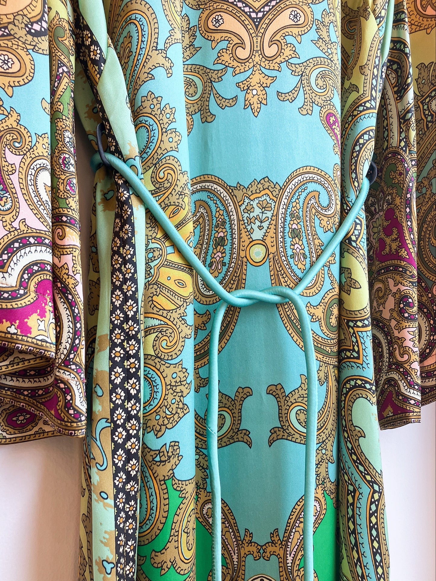 【ALÉMAIS(アレマイス)】Helena Paisley Long Dress/シルク ペイズリープリントロングドレス