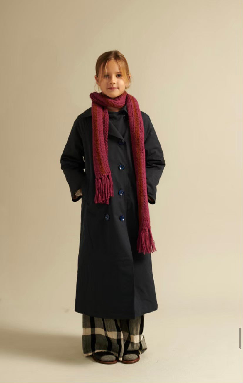 【LONGLIVETHEQUEEN】 Kids Classic Trench Coat キッズクラシック トレンチコート