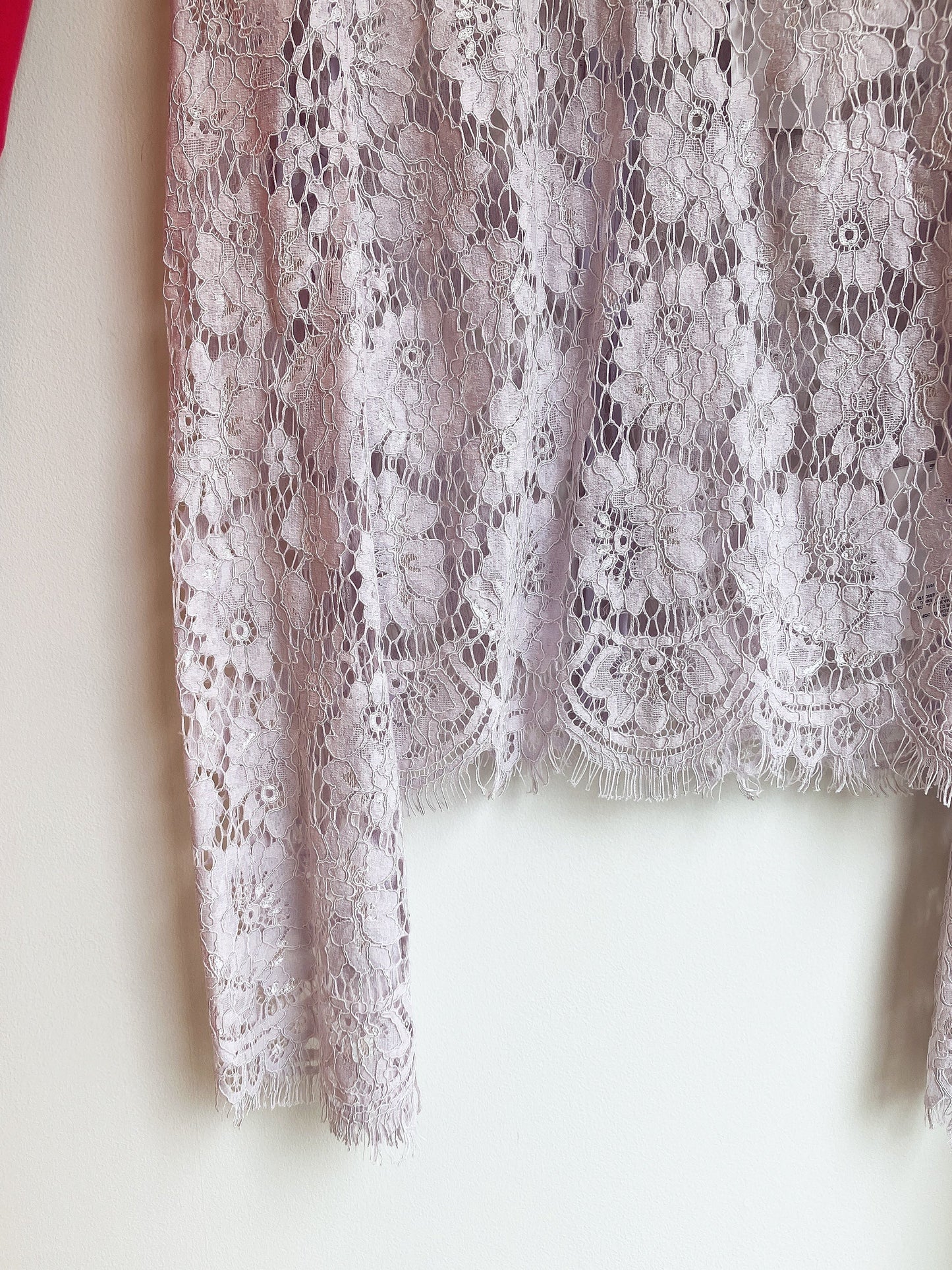 【212Bleecker Luxe】Purple Lace Blouse/フローラルレースブラウス