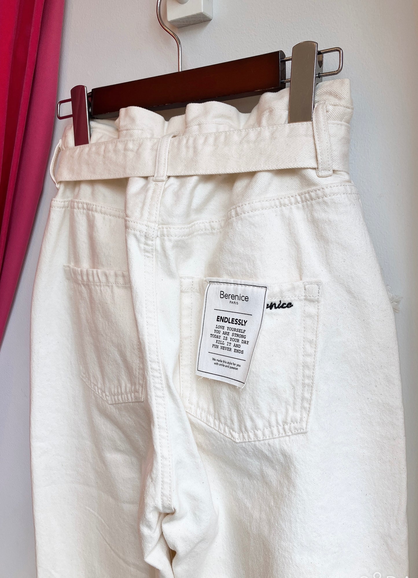 【Berenice】ENDLESSLY High Waist Cotton Pants(エンドレスリー・ハイウエスト・コットンパンツ)