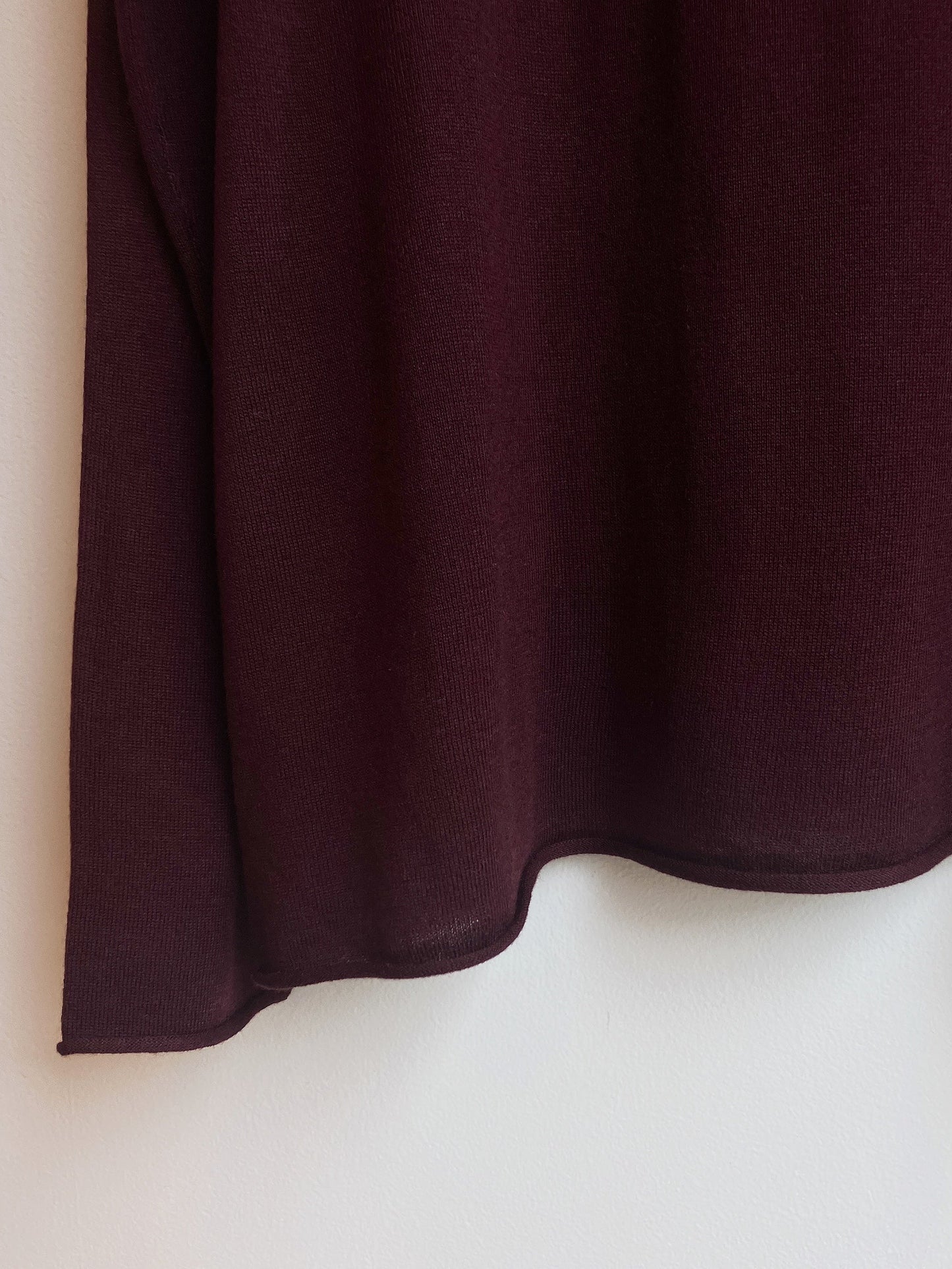 【212Bleecker Luxe】Burgan Loose Knit Pullov/バーガンディー ルーズニットプルオーバー