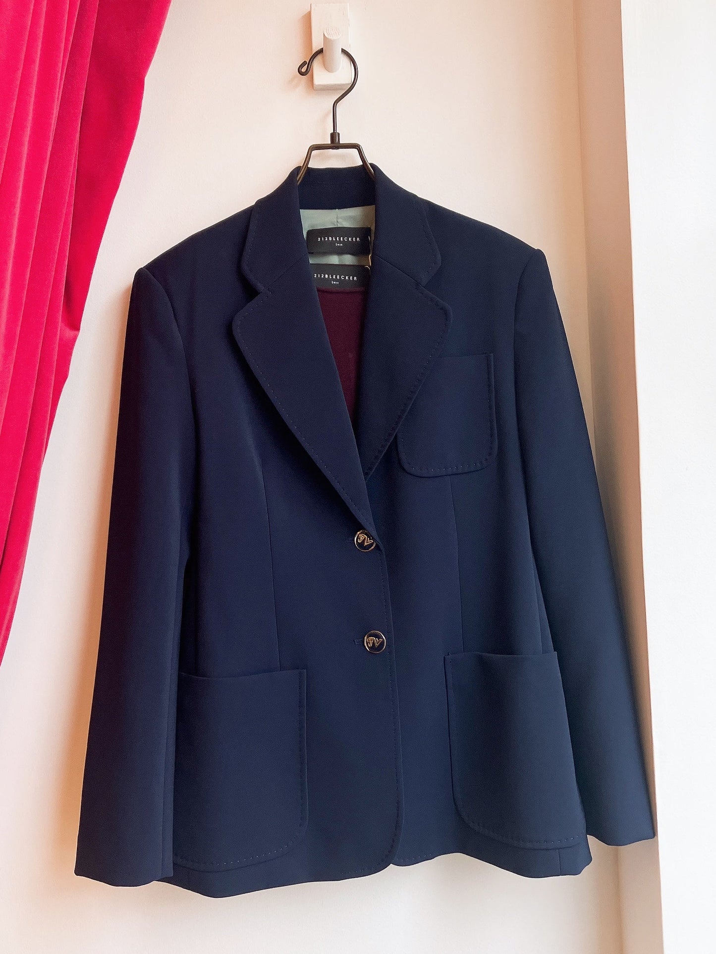 【212Bleecker Luxe】Essential Tailored Jacket/ステッチディテール テーラードジャケット