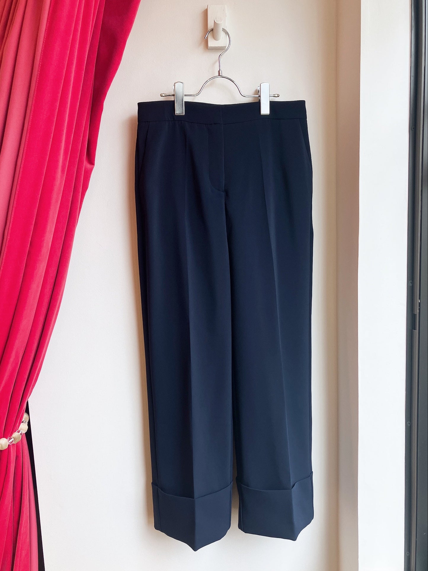 【212bleecker】Tailored Wide-Leg Pants/カフヘムワイドパンツ