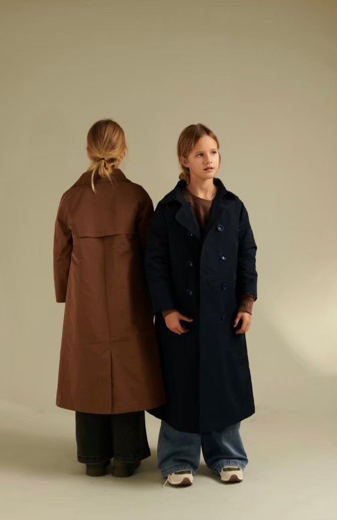 【LONGLIVETHEQUEEN】 Kids Classic Trench Coat キッズクラシック トレンチコート