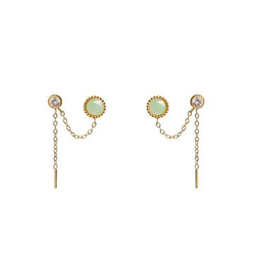 【AEC Paris】BELLA ダブルホールピアス