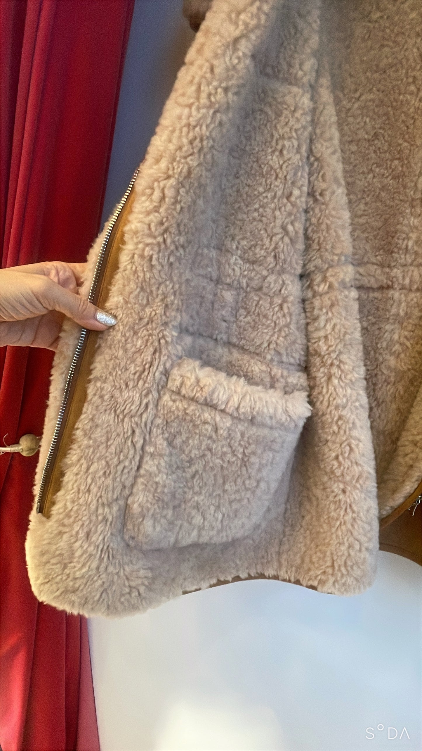 【212bleecker】Isabelle Camel Shearling Coat /シープボア ムートンジャケット