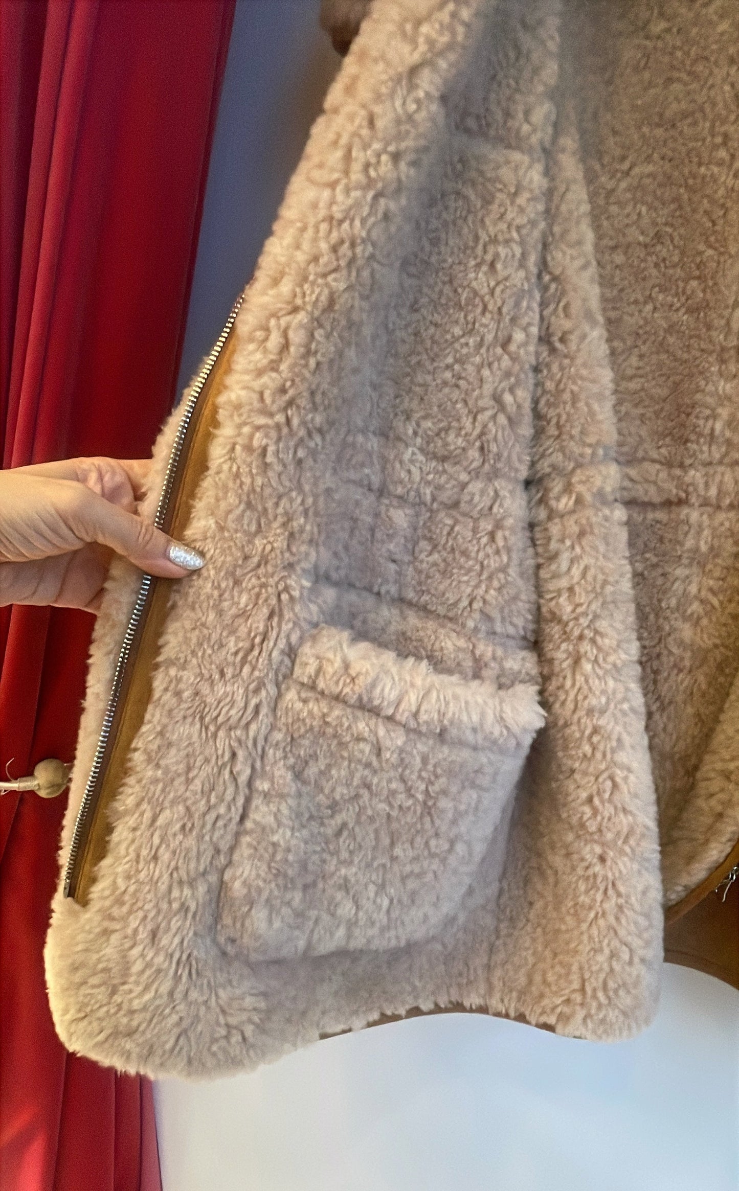 【212bleecker】Isabelle Camel Shearling Coat /シープボア ムートンジャケット