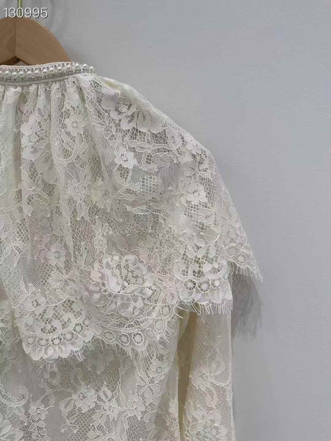 【212bleecker】Isabelle Cotton Lace Blouse/コットンレースブラウス
