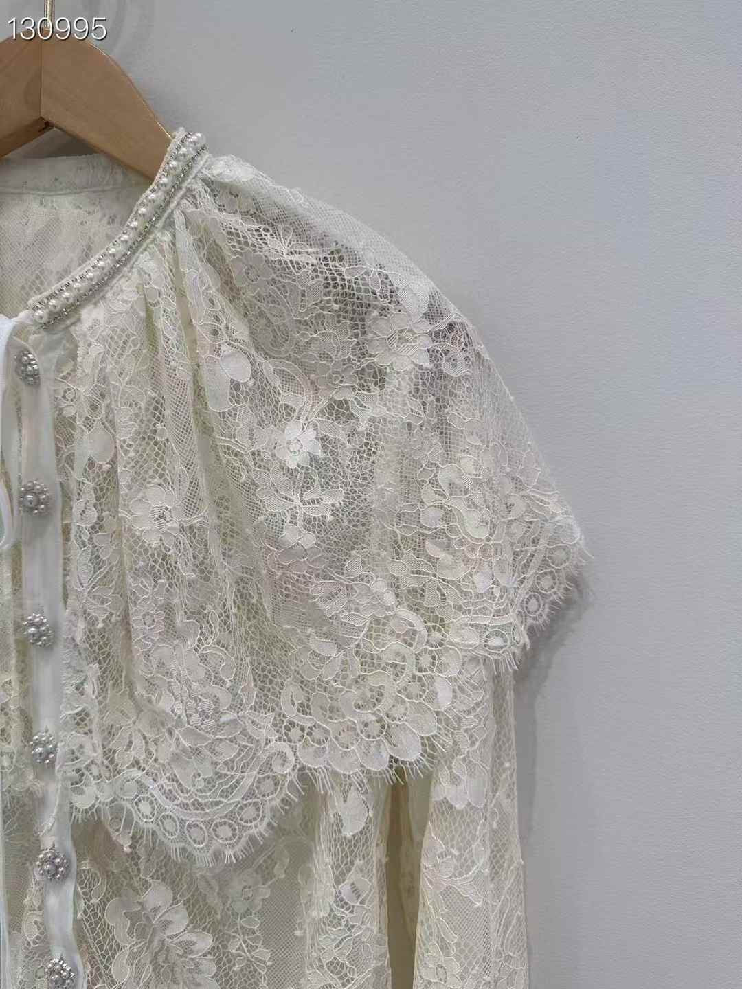【212bleecker】Isabelle Cotton Lace Blouse/コットンレースブラウス