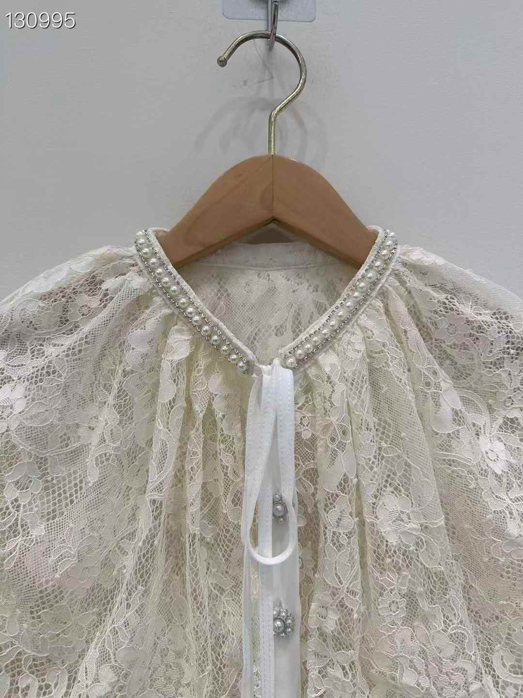 【212bleecker】Isabelle Cotton Lace Blouse/コットンレースブラウス
