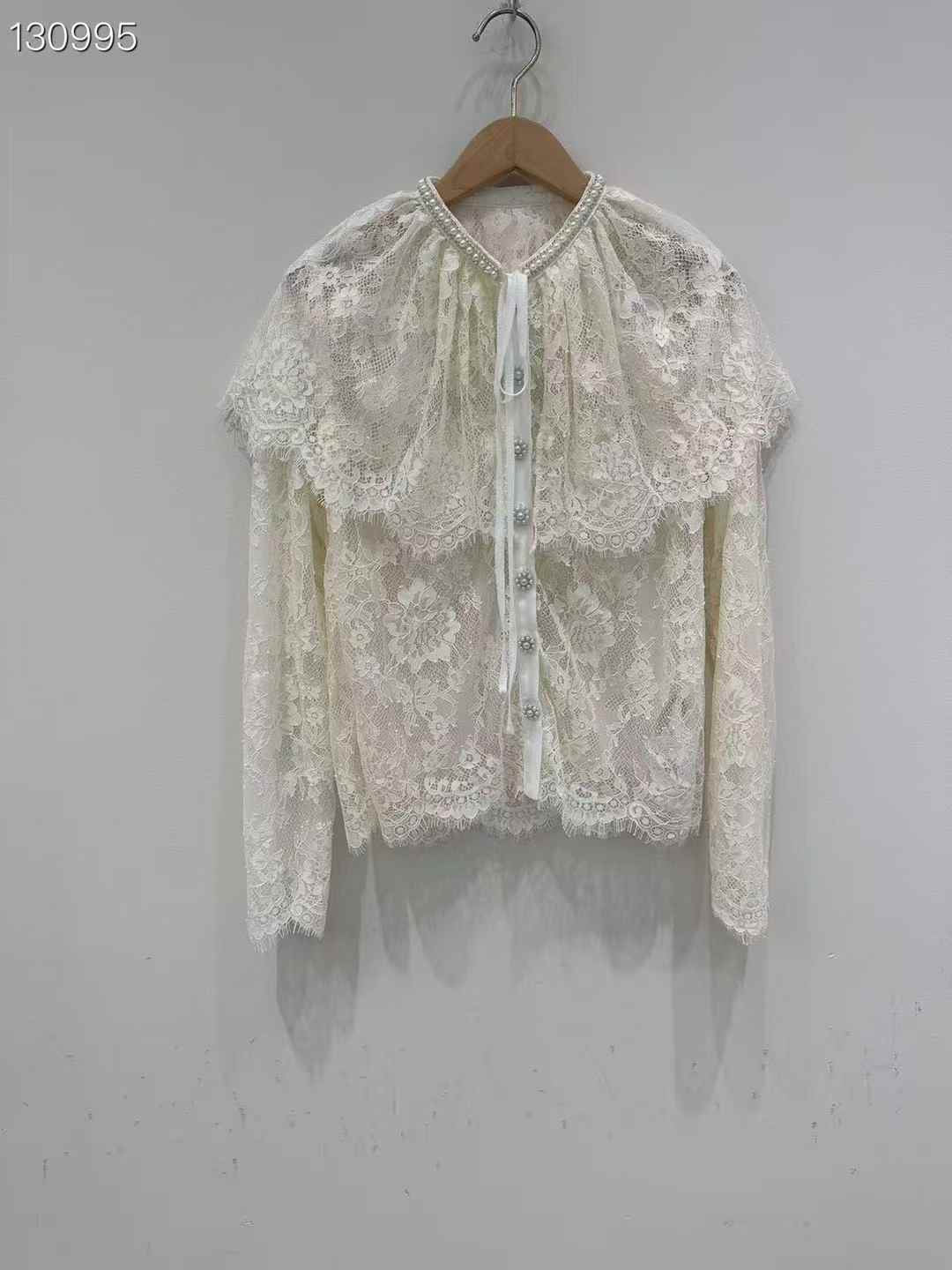 【212bleecker】Isabelle Cotton Lace Blouse/コットンレースブラウス