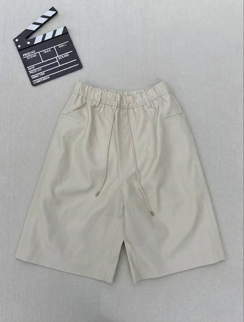 【212Bleecker Luxe】Emma Faux Leather Half Pants