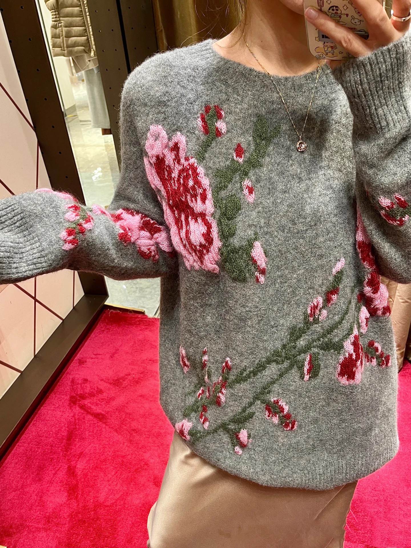 Isabelle Floral Knit Pullover(イザベル・フローラル・ニット・プルオーバー)