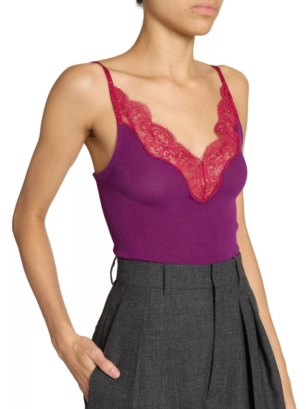 Clara Silk Lace Camisole(クララ・シルク・レース・キャミソール)
