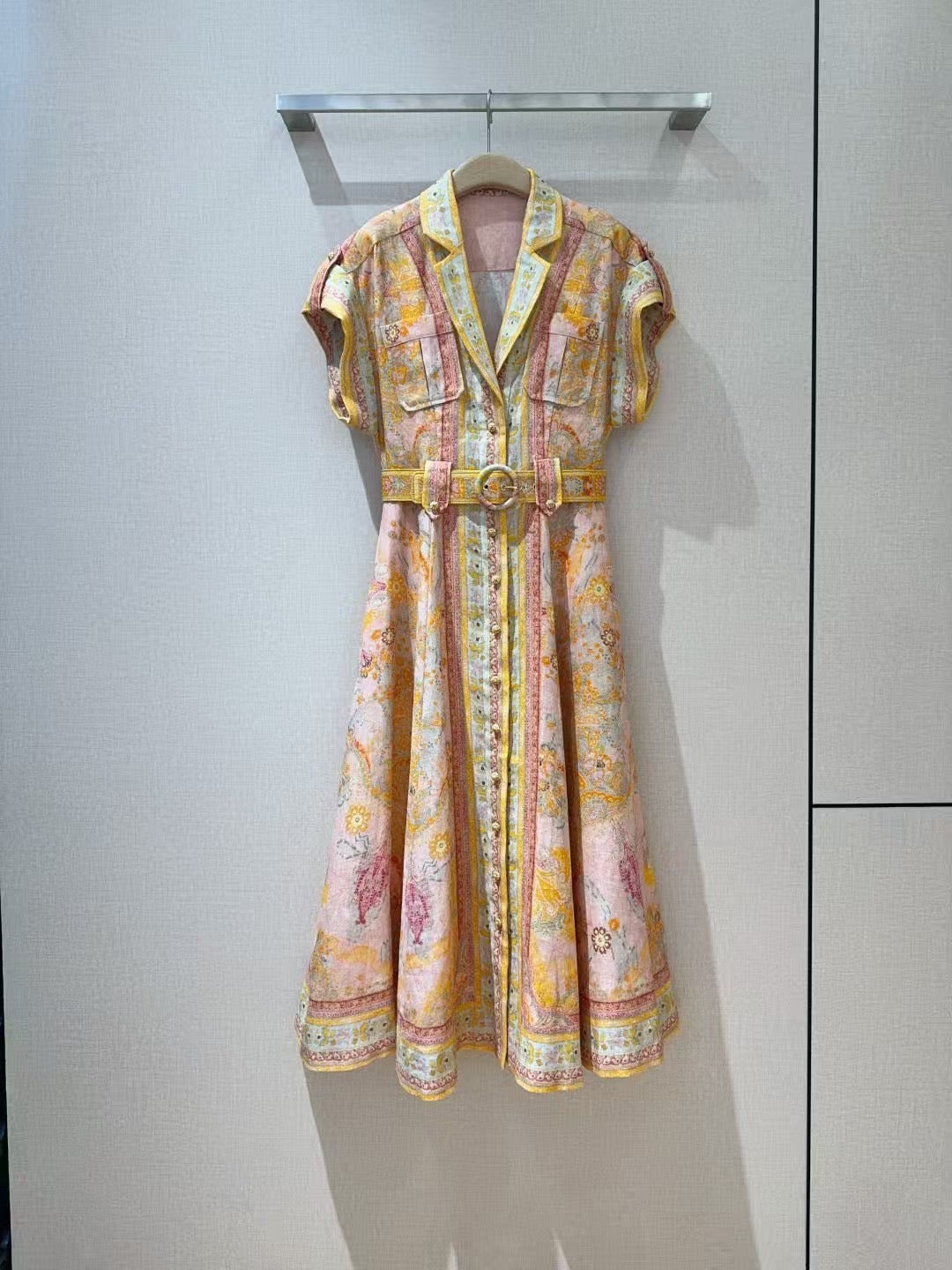 【212bleecker】Vintage Paisley Button-Down Dress
