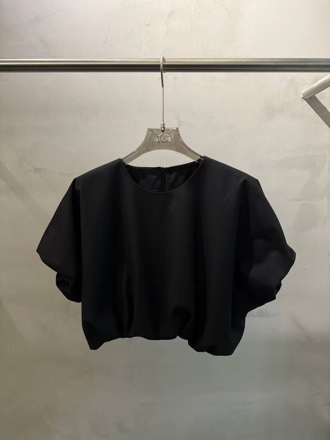 【212bleecker】Balloon Sleeve Crop Top