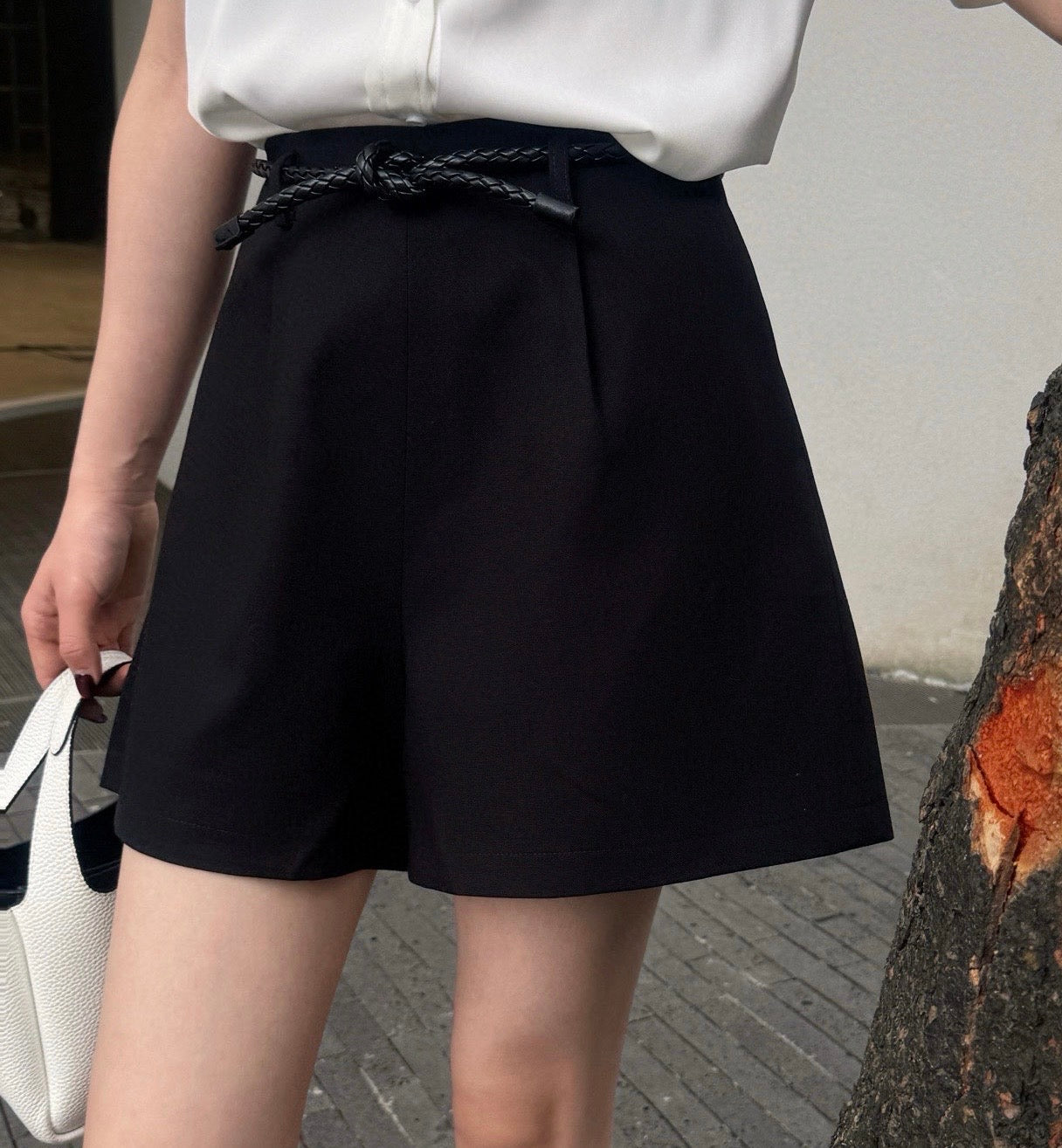 【212bleecker】Cord Belt Shorts