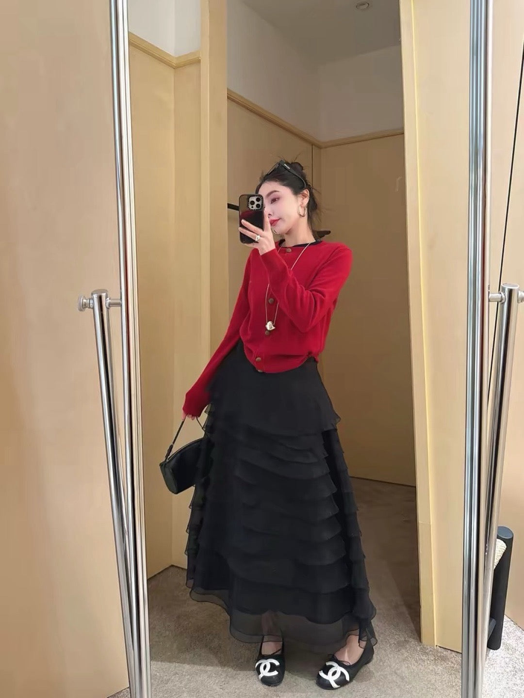【212Bleecker Luxe】Avelis Cascade Skirt(アヴェリス・カスケード・スカート)