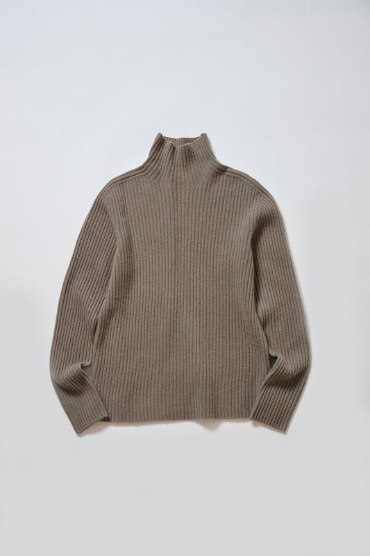 【212bleecker】Whole garment Grey Knit Top