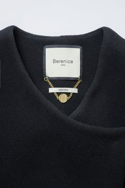 【 Berenice】 MARYS ブラックラップコート