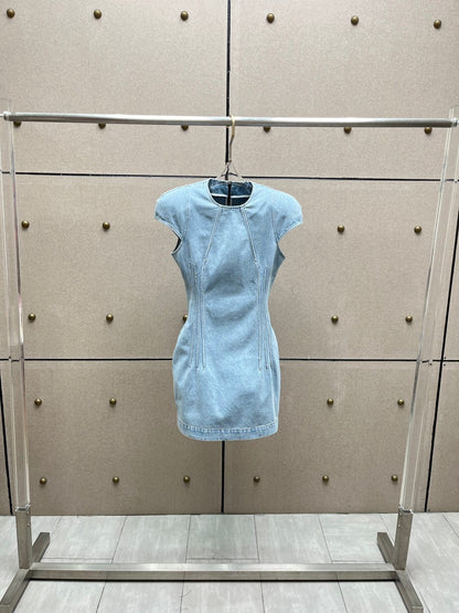 【212Bleecker Luxe】Contour Denim Dress