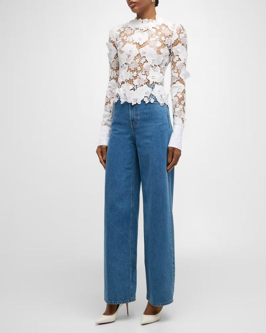 Isabelle Floral Lace Blouse(イザベル・フローラルレース・ブラウス)