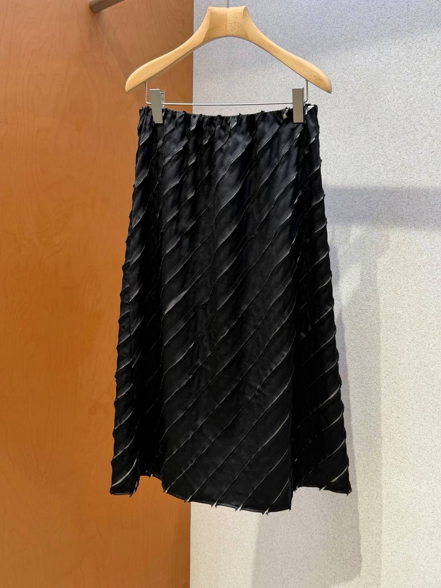 【212Bleecker Luxe】Noir Bias Ribbon Skirt（バイアスリボンスカート）