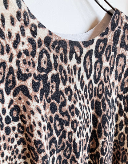 【Berenice】Leopard Glitter Top（ベレニス・レオパードグリッター・トップ）