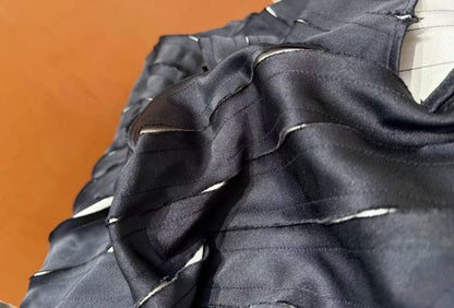 【212Bleecker Luxe】Noir Bias Ribbon Skirt（バイアスリボンスカート）