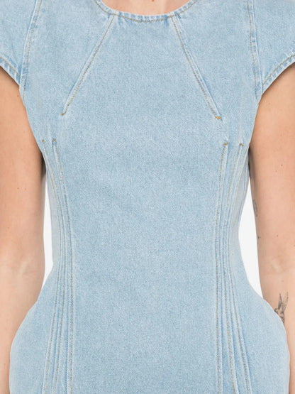 【212Bleecker Luxe】Contour Denim Dress