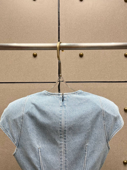 【212Bleecker Luxe】Contour Denim Dress