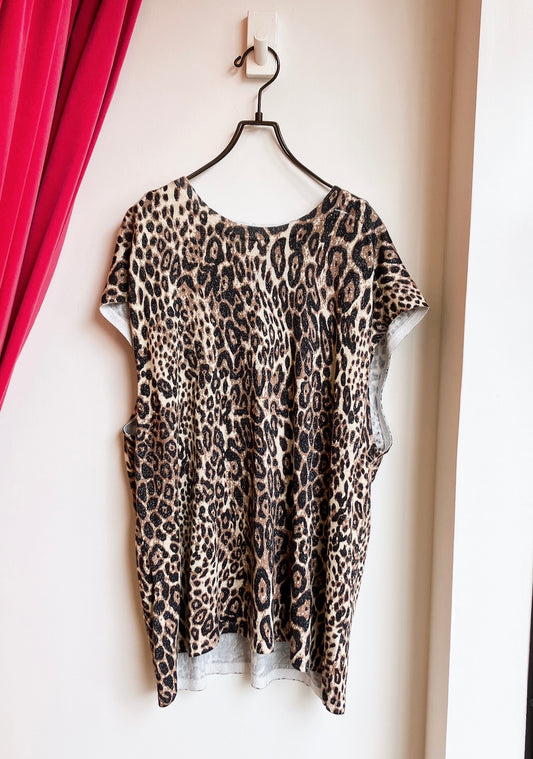 【Berenice】Leopard Glitter Top（ベレニス・レオパードグリッター・トップ）
