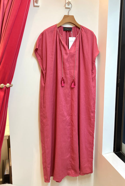 【212Bleecker Luxe】Celestine Rose Linen Dress（セレスティン・ローズリネンドレス）
