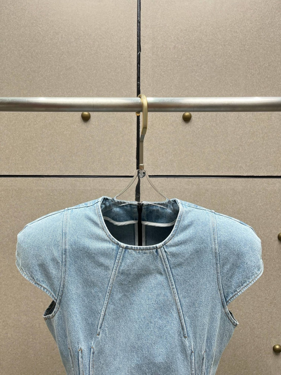 【212Bleecker Luxe】Contour Denim Dress