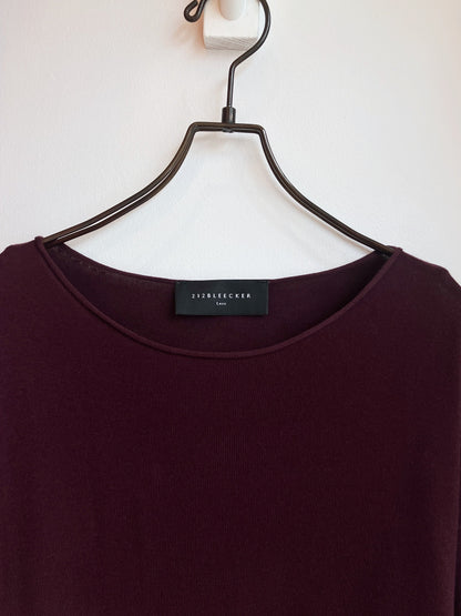 【212Bleecker Luxe】Burgan Loose Knit Pullov／バーガンディー ルーズニットプルオーバー