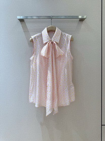【212Bleecker Luxe】Mirabelle Daisy Bow Blouse（ミラベル・デイジーボウブラウス）