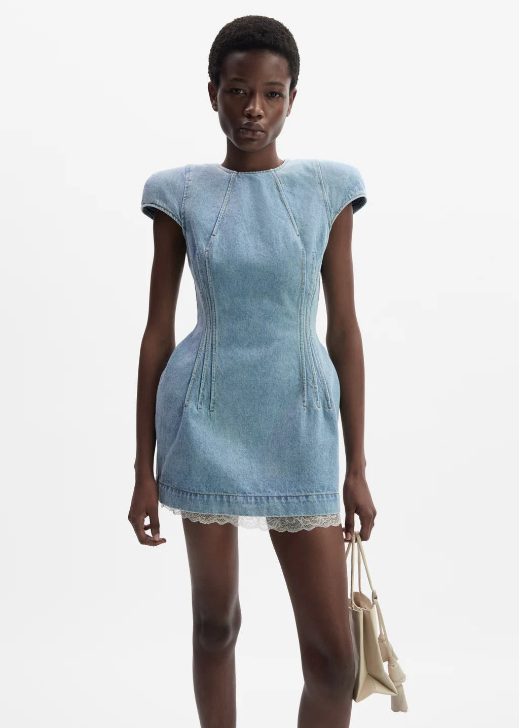 【212Bleecker Luxe】Contour Denim Dress