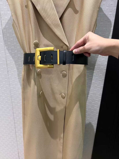【212Bleecker Luxe】Structured Belted Tailored Dress（ストラクチャード ベルテッド テーラード ドレス）