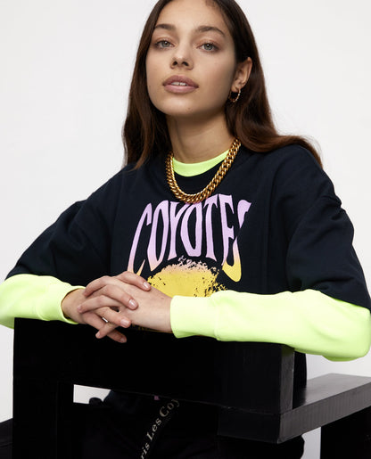 【LES COYOTES DE PARIS】CINDY グラデーションカラー ロゴTシャツ