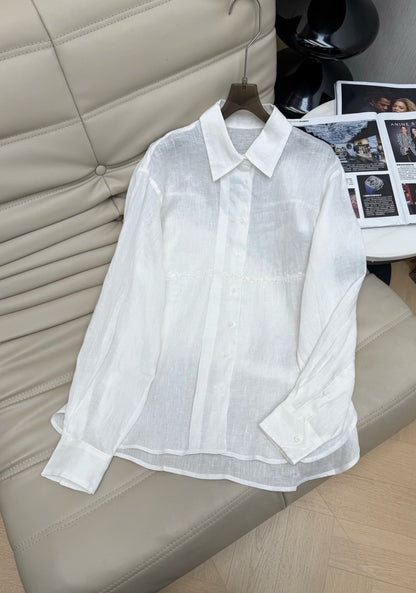 【212Bleecker Luxe】Elowen Pure Linen Shirt（エロウィン・ピュア・リネンシャツ）