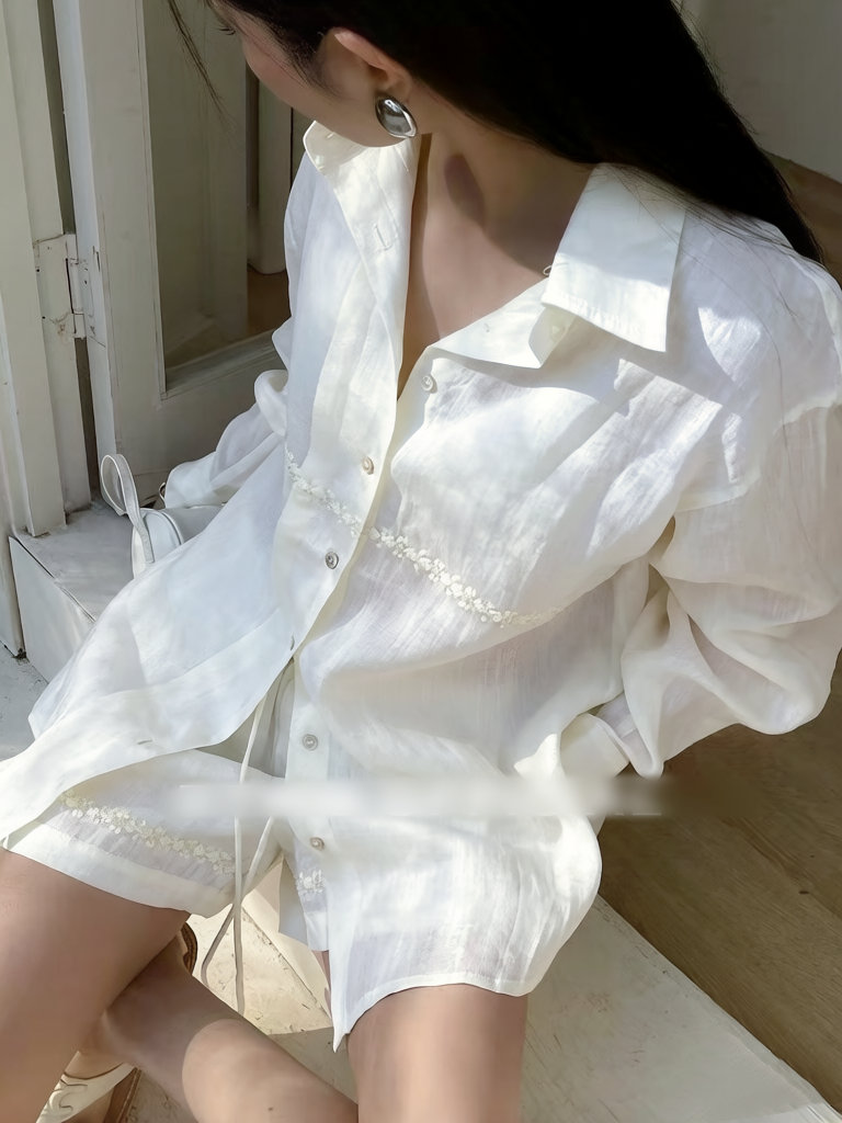 【212Bleecker Luxe】Elowen Pure Linen Shirt（エロウィン・ピュア・リネンシャツ）