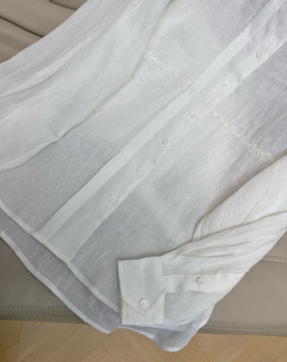 【212Bleecker Luxe】Elowen Pure Linen Shirt（エロウィン・ピュア・リネンシャツ）