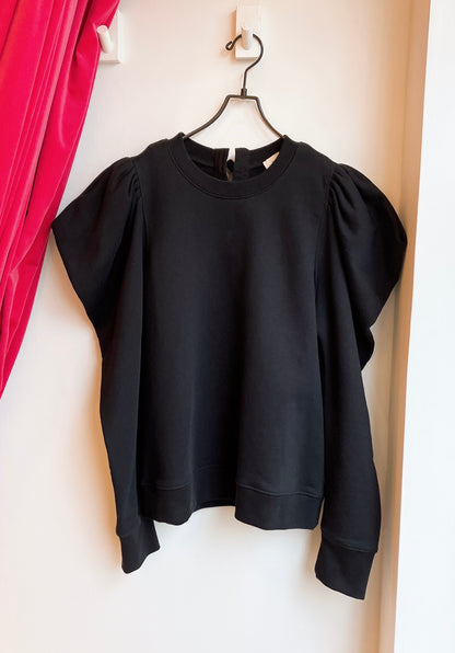 【Berenice】DAISY Ribbon Puff Sweatshirt（デイジー・リボン・パフスウェット）