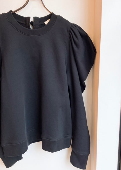 【Berenice】DAISY Ribbon Puff Sweatshirt（デイジー・リボン・パフスウェット）