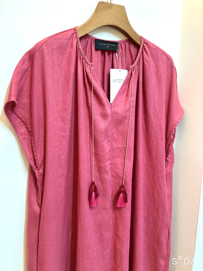 【212Bleecker Luxe】Celestine Rose Linen Dress（セレスティン・ローズリネンドレス）