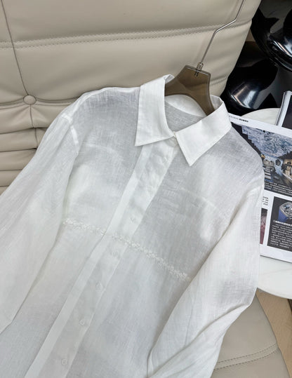 【212Bleecker Luxe】Elowen Pure Linen Shirt（エロウィン・ピュア・リネンシャツ）