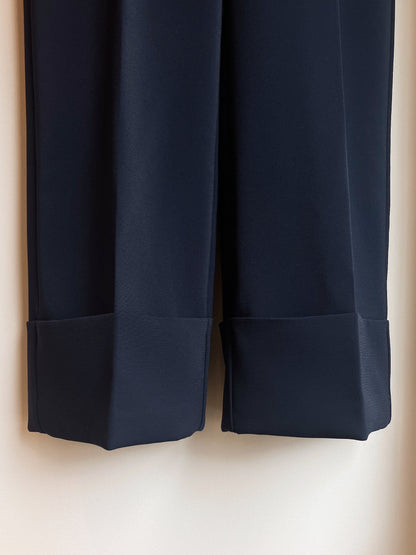 【212bleecker】Tailored Wide-Leg Pants／カフヘムワイドパンツ