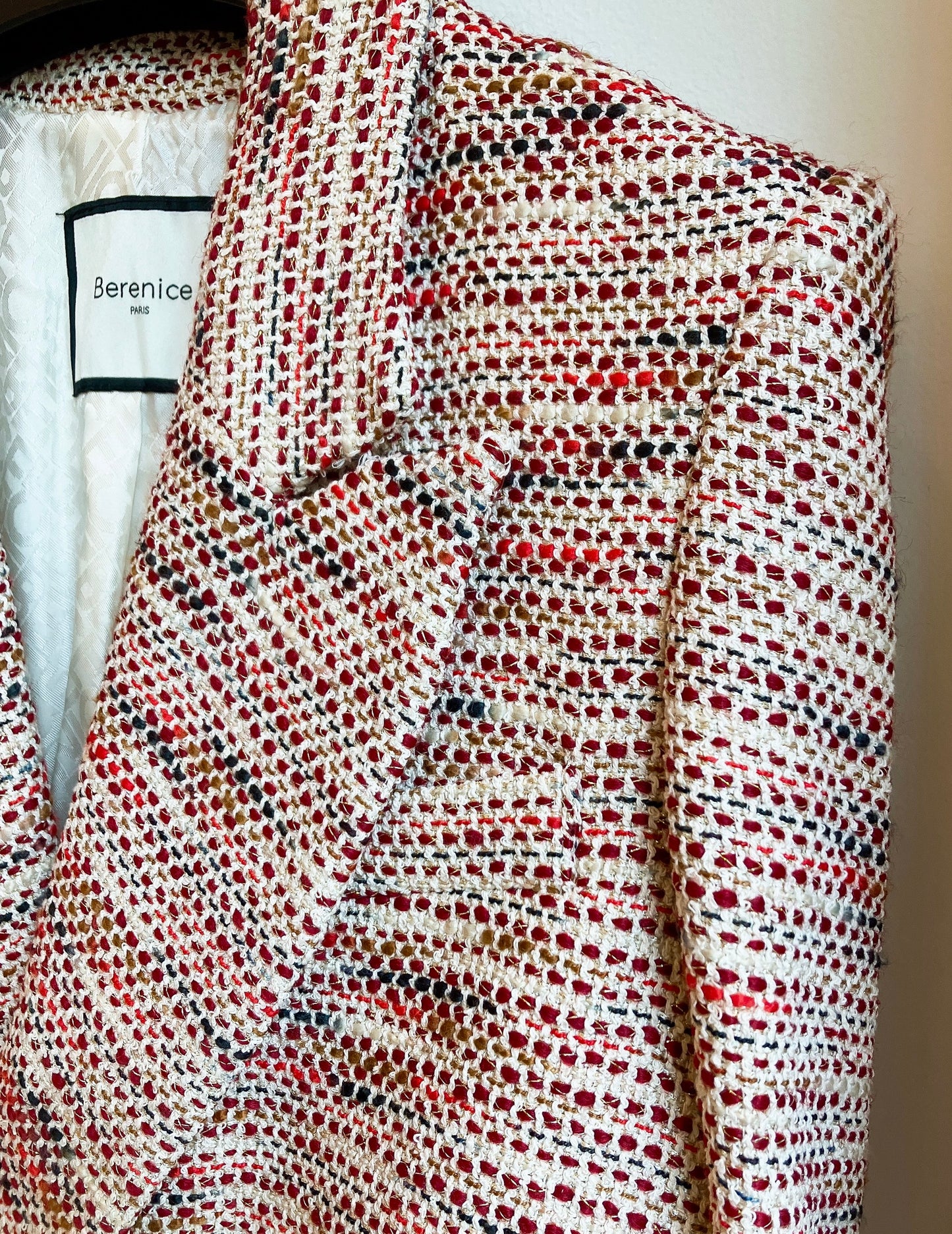 🌹【Berenice】Tweed Double-Breasted Jacket（ベレニス・ツイード・ダブルジャケット）