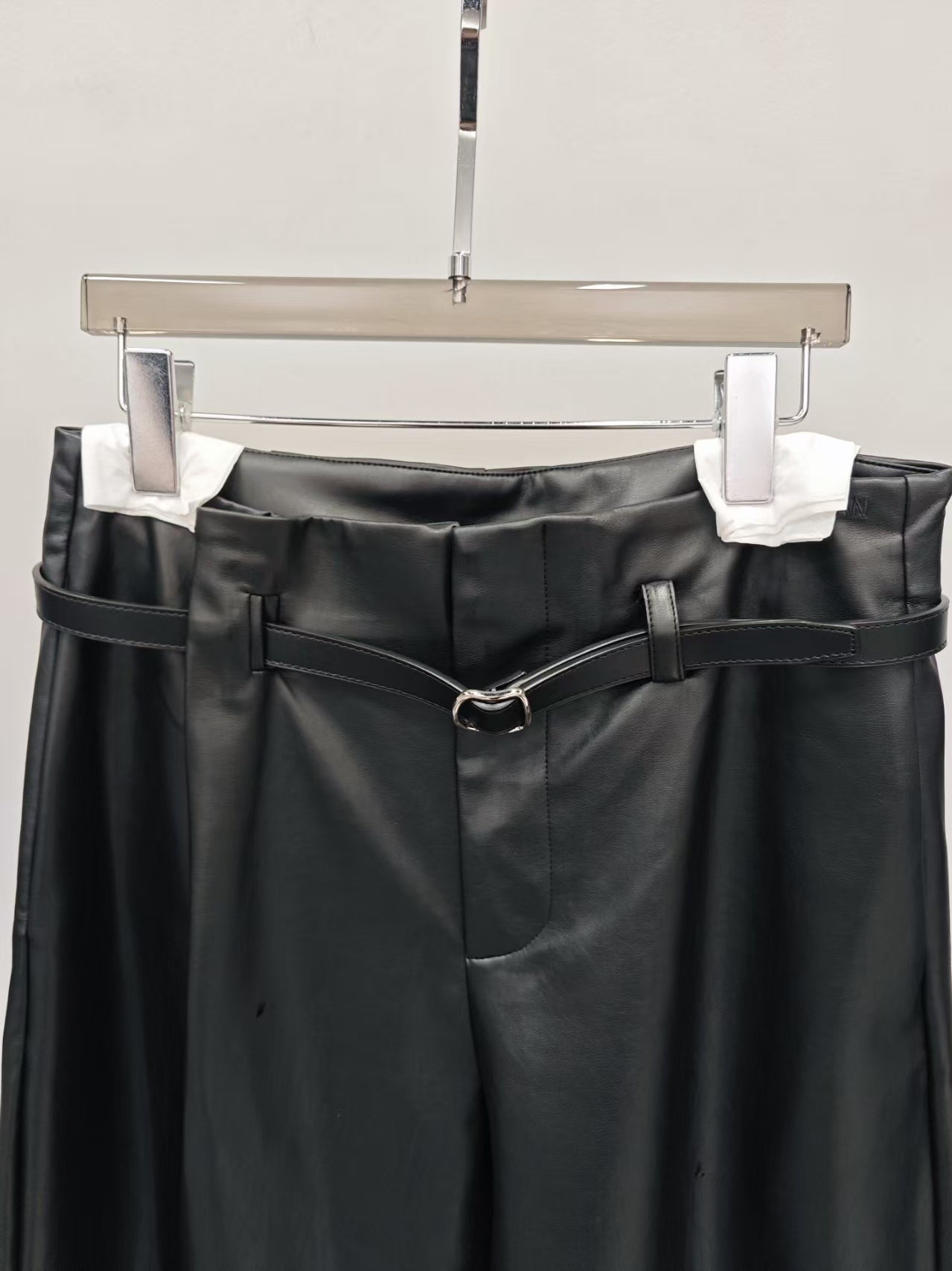 【212Bleecker Luxe】Camille Belted Leather Pants（カミーユ ベルテッド レザーパンツ）